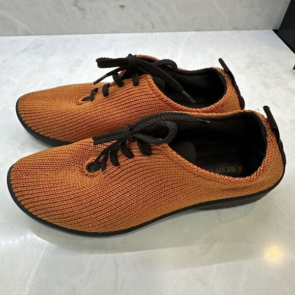 Arcopedico LS Walking Shoes Sneakers Womens Size 5.5 US 36 EU Orange Ortho Comfy - Picture 2 of 11